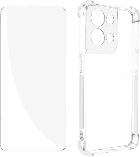 Oppo Reno 8 5g Protection Pack Reinforced Case + Tempered Glass Transparent