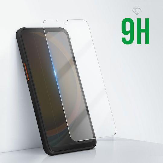 4smarts Case Galaxy Xcover 7 Case Rigid Tempeglass Screen Protector 9h Transparent