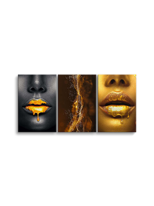 Naklejkomania Threefold Painting on Canvas 60x120cm