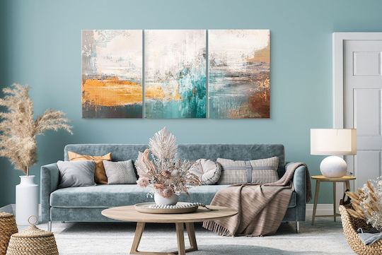 Naklejkomania Dreifach Gemälde auf Leinwand 60x120cm