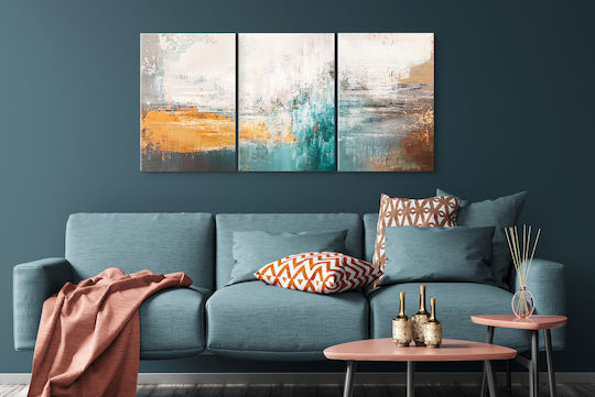 Naklejkomania Dreifach Gemälde auf Leinwand 60x120cm