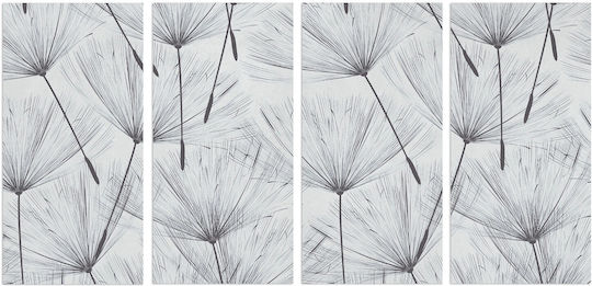 Naklejkomania Vierfache Gemälde auf Leinwand 60x120cm