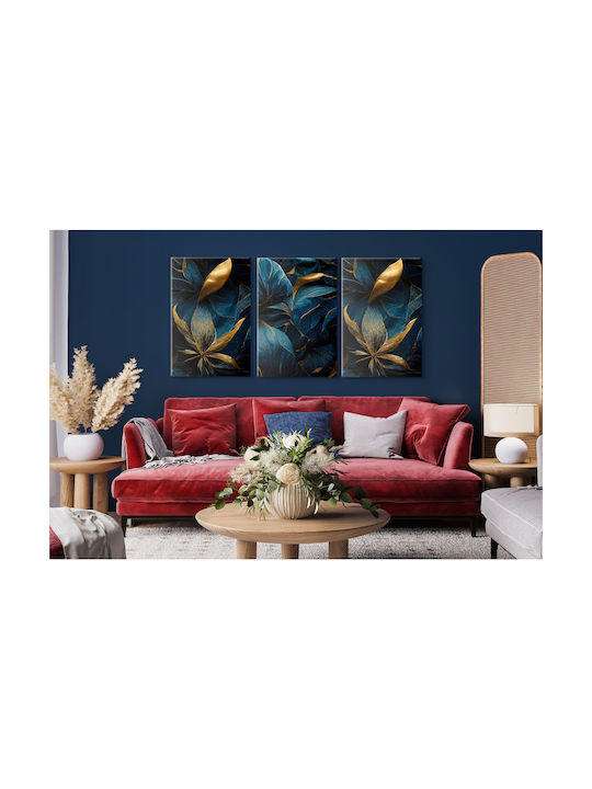 Naklejkomania Трикратен Картина Платнен 60x120см