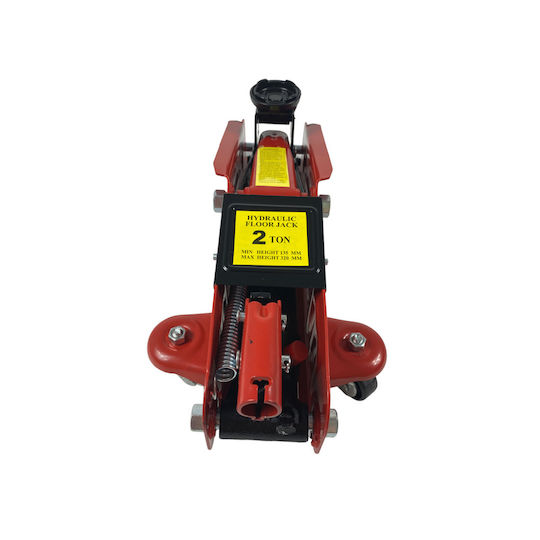 Hydraulic Carriage Jack with Lifting Capacity up to 33cm and Weight Capacity up to 2 Tons