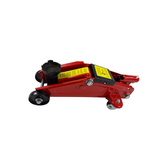 Hydraulic Carriage Jack with Lifting Capacity up to 29.5cm and Weight Capacity up to 2 Tons
