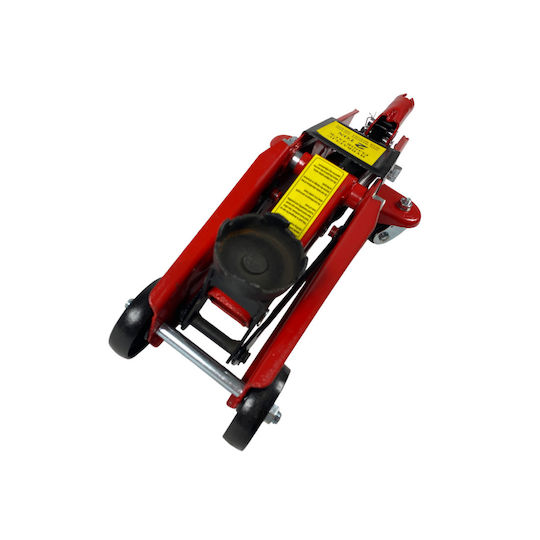 Hydraulic Carriage Jack with Lifting Capacity up to 29.5cm and Weight Capacity up to 2 Tons