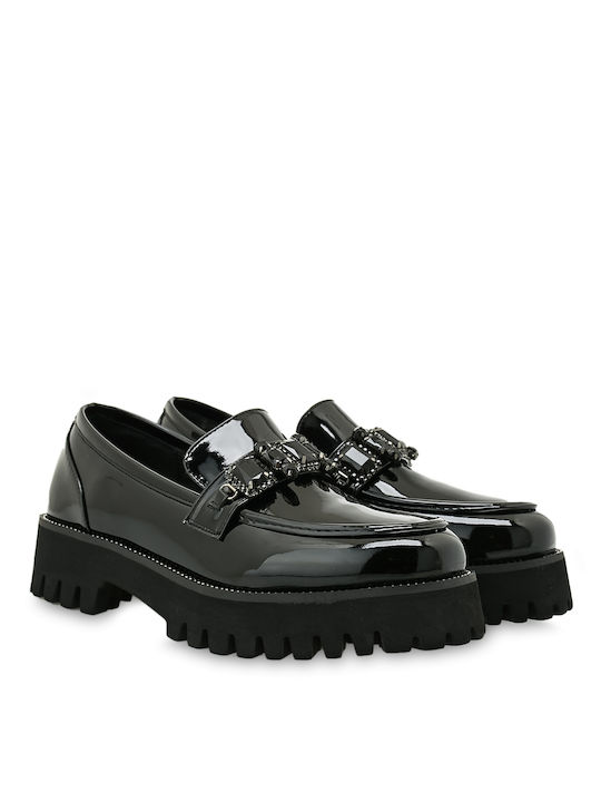 Exe Women's Loafers in Black Color