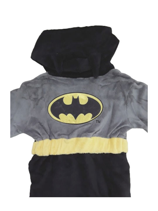 Disney Kids Hooded Bathrobe Black