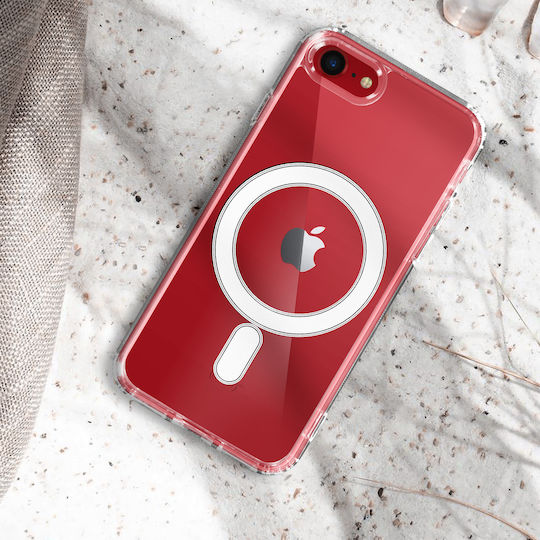 Case Magsafe Iphone 8 Bi-material Reinforced Corners Swissten Clear