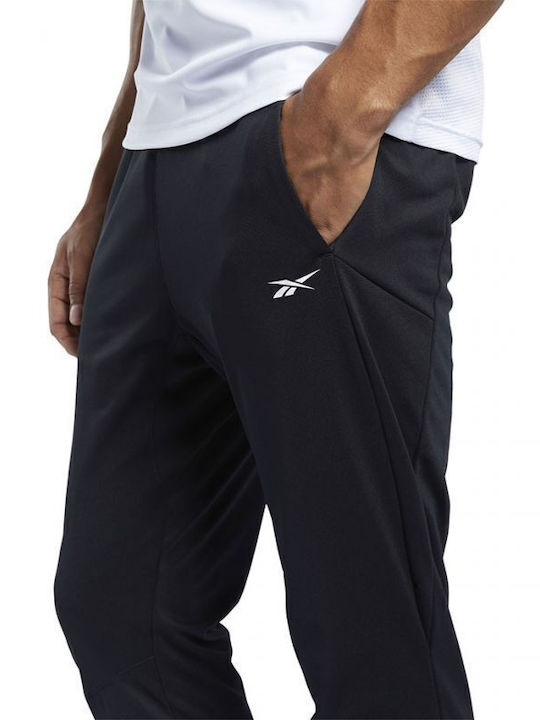 Workout Sweatpants Glossy without Elastic Black
