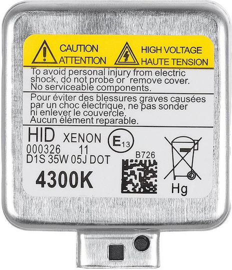 GloboStar Lamps Car Xenon 4300K Natural White 12-24V 55W 2pcs