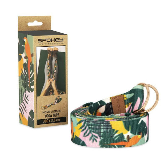Spokey Home Jungle Ζώνη Yoga Μαύρη