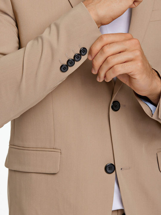 Herrenanzug Beige
