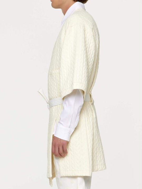 Мъжка Плетена Яке Offwhite