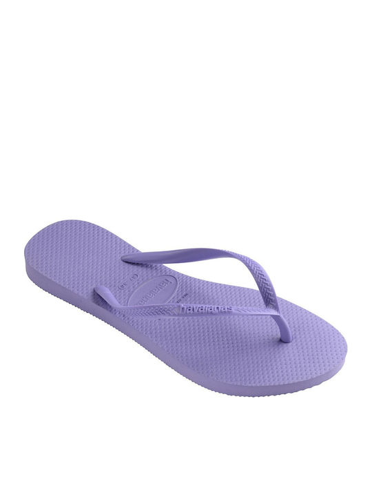 Slim Șlapi Damă în Culoare Violet