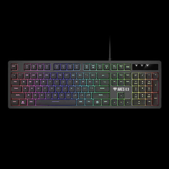 Gamdias Ares E3 Gaming Tastatură cu iluminare RGB (Engleză US)