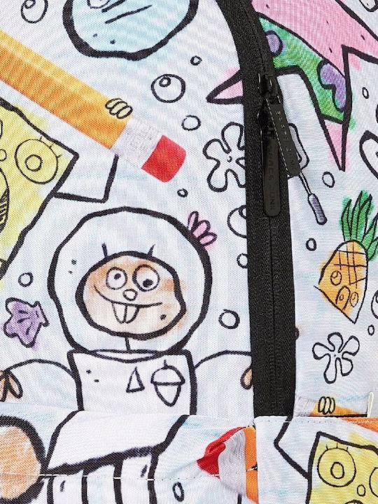 Spongebob Handgezeichneter Charakter Schulrucksack Weltraumschrott