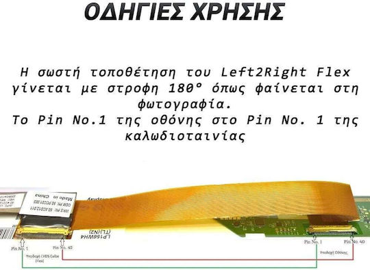 Καλωδιοταινία Οθόνης για Laptop Universal