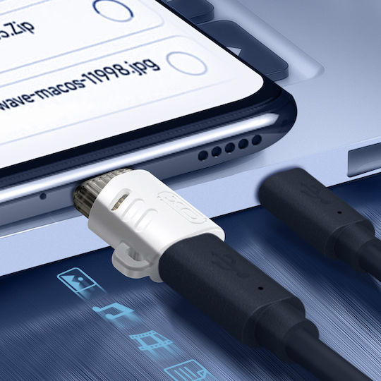 XO Μετατροπέας USB-C female σε micro USB male Λευκό 1τμχ XO-NB256H