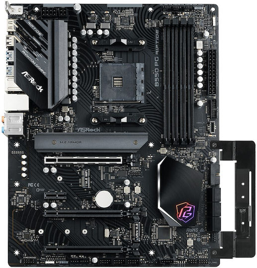 ASRock B550 Phantom Gaming Riptide Motherboard ATX με AMD AM4 Socket 90-MXBGH0-A0UAYZ