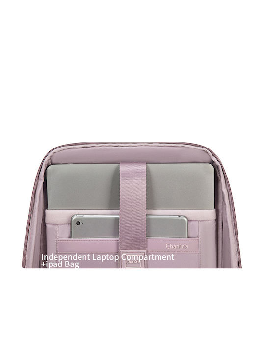 Chantria Chantria Γυναικεία Τσάντα Πλάτης για Laptop 14" σε Κόκκινο χρώμα