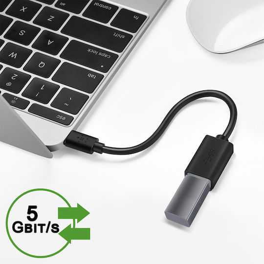 Belkin USB 3.2 Cable USB-C male - USB-A female Black 1m