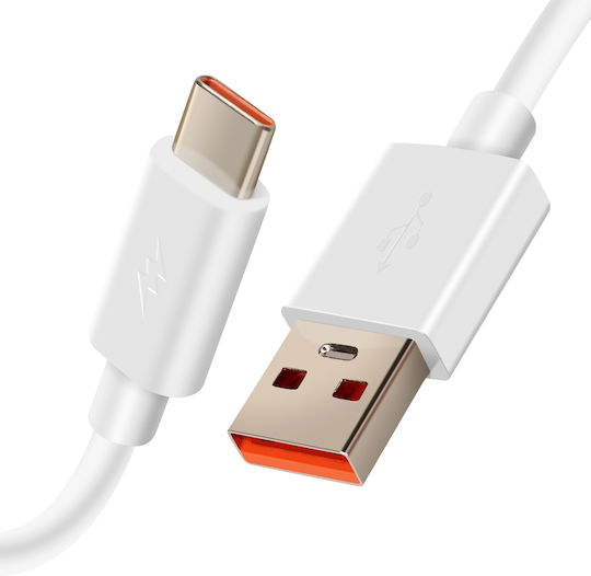 3MK Hyper USB 3.0 Cable USB-C male - USB-A 60W Λευκό 1.2m