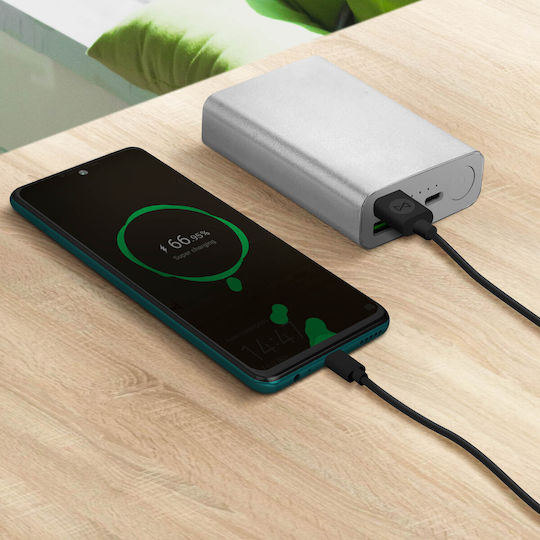 Forever USB 2.0 Kabel USB-C männlich - USB-A Schwarz 1m