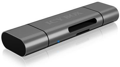 Icy Box Card Reader USB 3.0 micro USB Type-C για SD/microSD