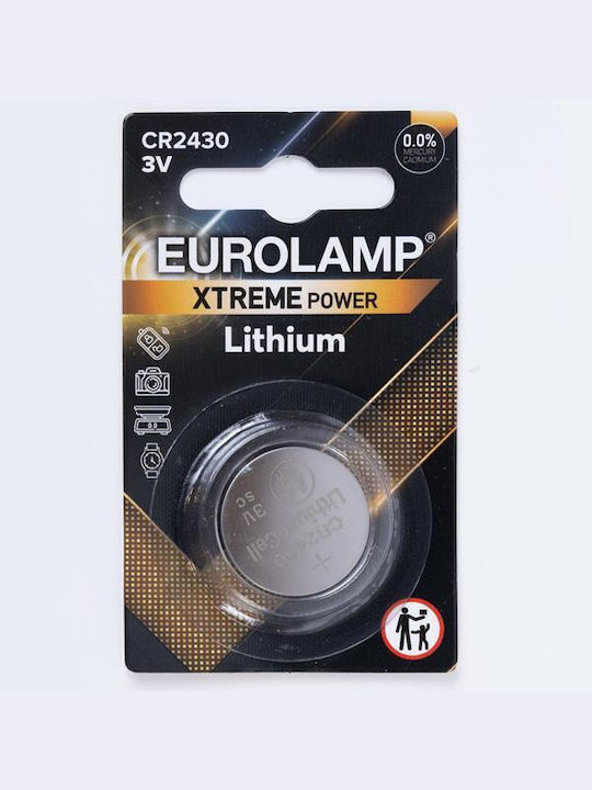 Eurolamp Μπαταρία Λιθίου Ρολογιών CR2430 3V 1τμχ