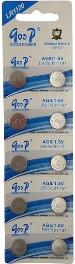 Maxell Alkaline Watch Batteries SR55 1.5V 10pcs