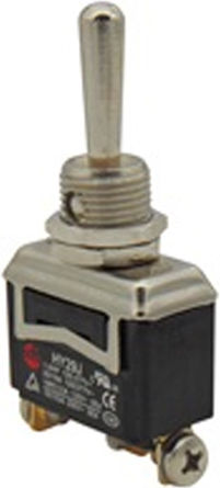 Ked On-Off switch Pushbutton Silver 1pcs