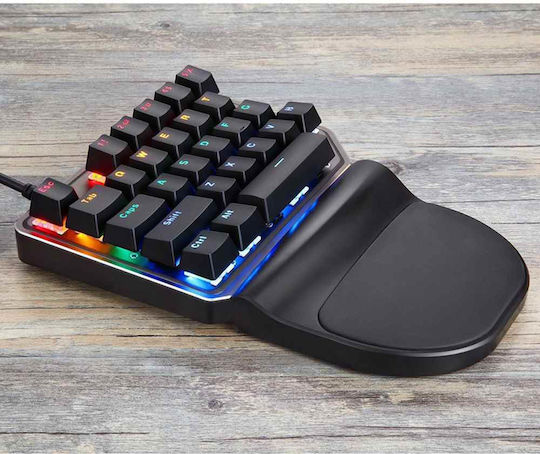 Motospeed K27 Gaming KeyPad με Outemu Blue διακόπτες και RGB φωτισμό (Αγγλικό US)