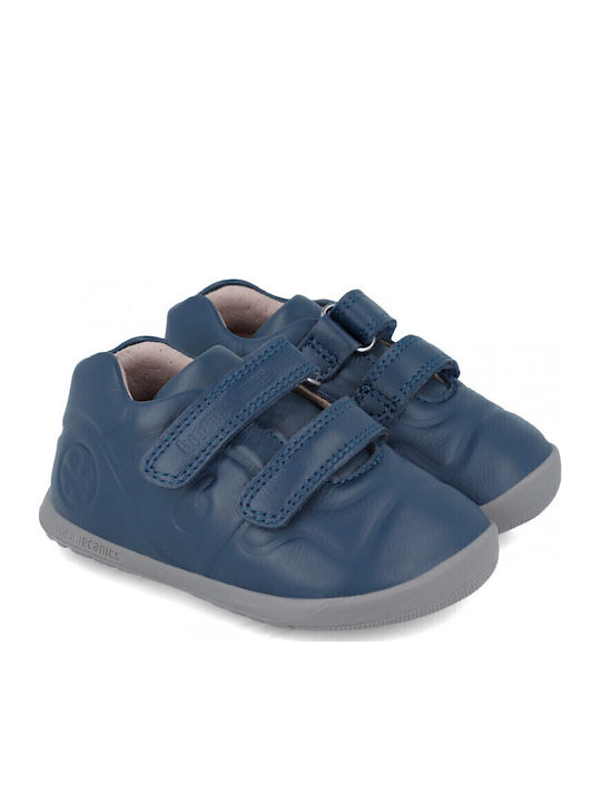 Kids Sneakers with Scratch Navy Blue