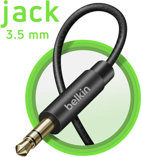 Belkin 3,5mm Klinkenkabel - 3,5mm Stecker Schwarz 1,2 m