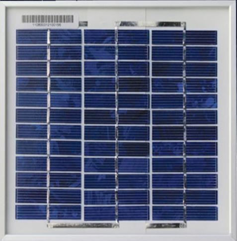 Invictus SRM-10P Πολυκρυσταλλικό Φωτοβολταϊκό Πάνελ 10W 12V 340x250x17mm