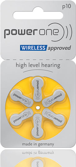 Power One Hearing Aid Batteries 10 1.45V 6pcs