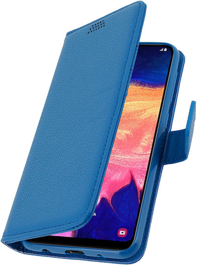 Флип калъф портфейл тънък калъф Xiaomi Mi 8 Lite силиконов калъф – Син