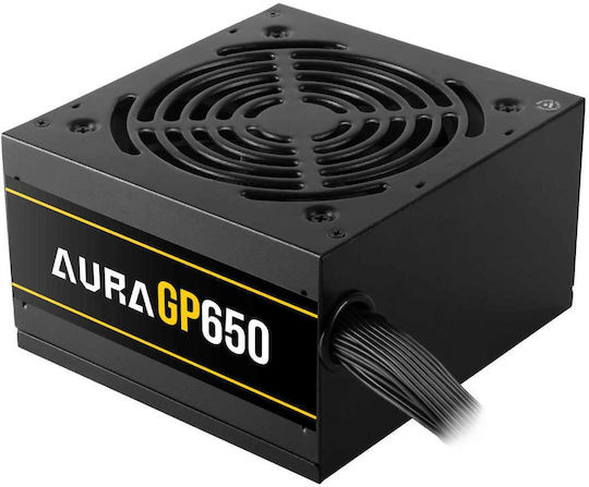Gamdias Aura GP650 650W Черен Компютърно захранване Пълен кабел