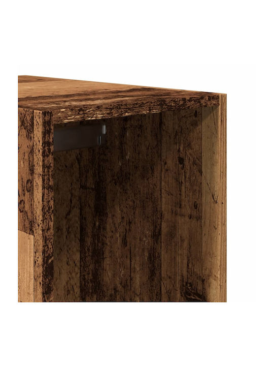 vidaXL Гардеробна стойка Кафяв 30x50x200см