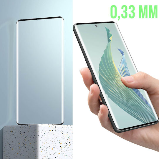 Avizar Tempered Glass Μαύρο (Honor Magic 5 Pro)