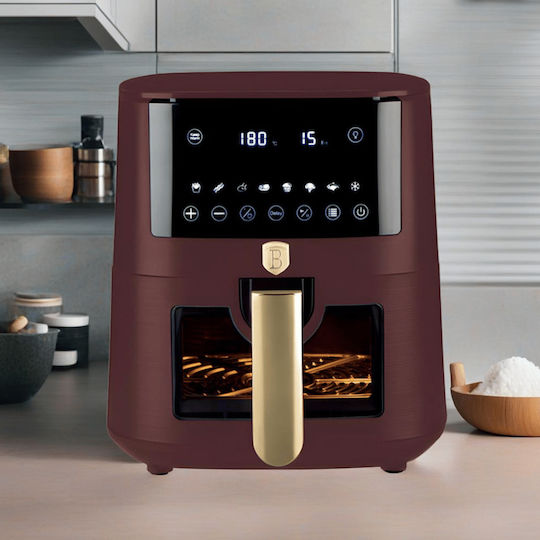 Berlinger Haus Friteuză cu aer 8lt Burgundy BH-9606