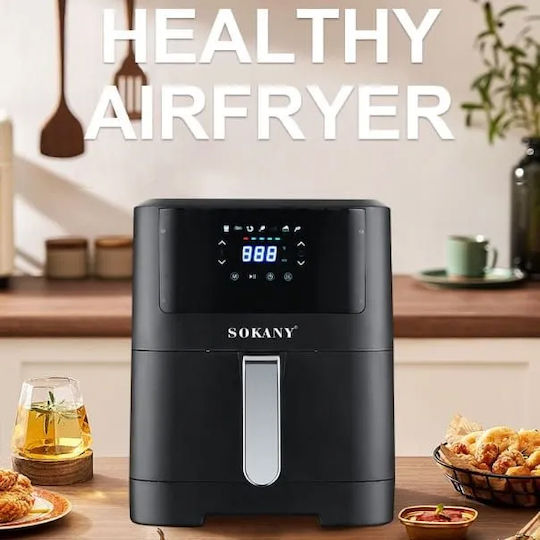Sokany Еър Фрайър с Wi-Fi 8лт Черен SK-ZG-8043
