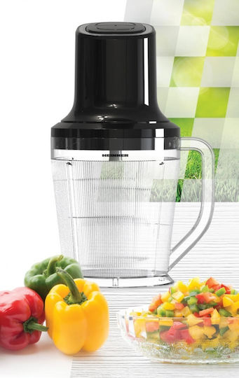 Heinner Πολυκόπτης Multi 500W με Δοχείο 1.5lt Μαύρος
