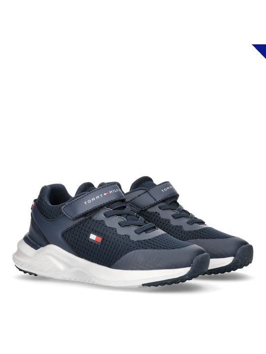 Tommy Hilfiger Kids Sneakers with Scratch Blue