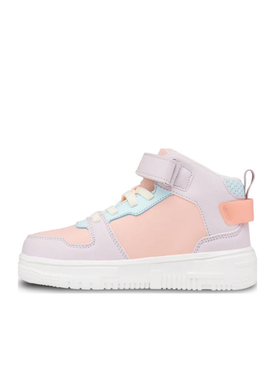 Μemory Ayo 3 V Παιδικά Sneakers High με Σκρατς Ροζ