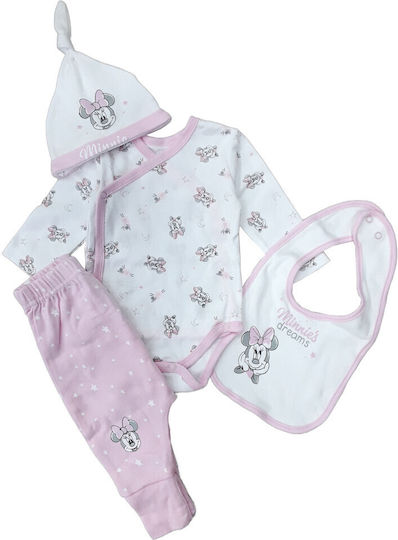 Disney Newborn Clothing Set for Girl 4pcs