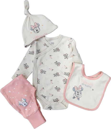 Disney Newborn Clothing Set for Girl 4pcs