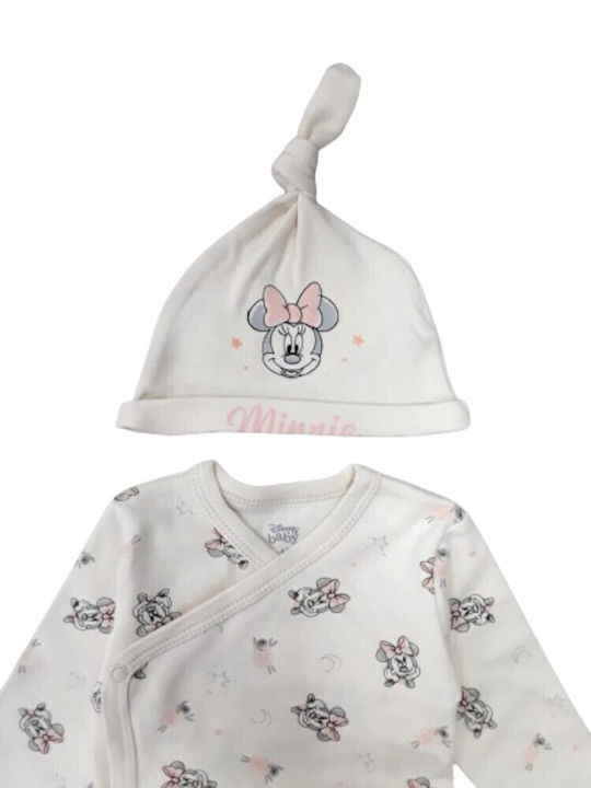 Disney Minnie Langärmliges mit Hose Minnie Cream Peach 4Stück