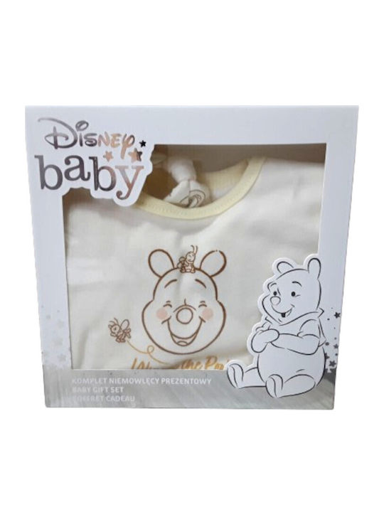 Disney Long-Sleeved with Pants Cream Light Yellow 4pcs